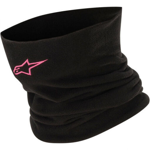 Astars Neck Warmer Black Fuchsia