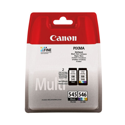 Canon PG-545-CL-546 Black and Colour Ink Cartridges 8287B005