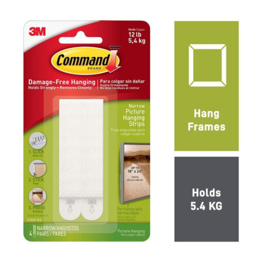 Command Narrow Picture Hanging Strips 17207