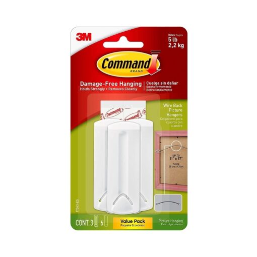Command Wire Backed Picture Hanging Hooks 17043