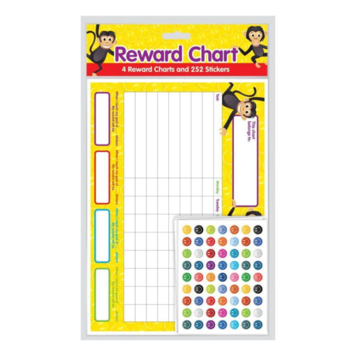 County Reward Chart Includes 225 Stickers