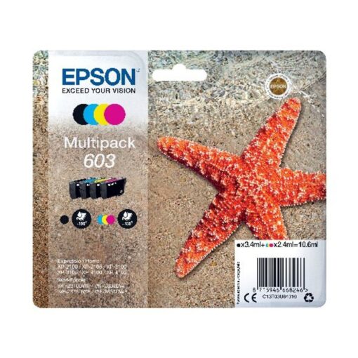 Epson 603 CMYK Ink Multipack C13T03U64010