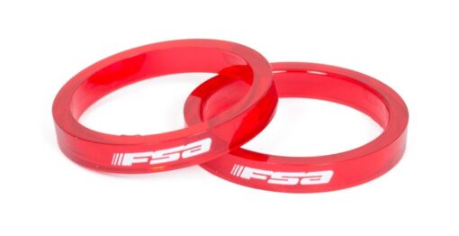 FSA Polycarbonate 1 1/8" 5mm and 10mm Headset Spacers Seven Colours One Spacer