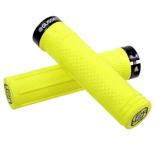 Gusset S2 Lock on Extra Soft Scooter Grips Yellow