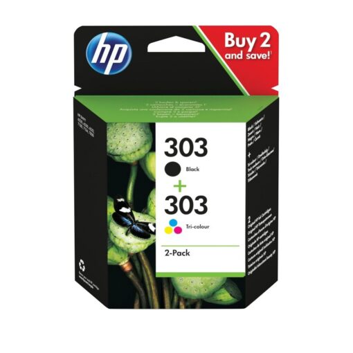 HP 303 Original Ink Cartridge Black and Tri-Colour Multipack 3YM92AE