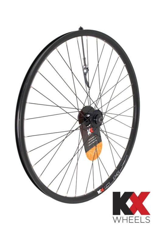 KX MTB 27.5" 650B Doublewall Q/R Wheel Disc Brake Black Front or Rear Cassette..