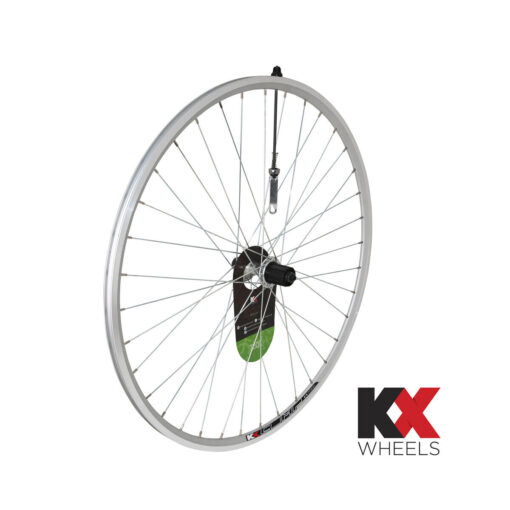 KX Road 700C Doublewall Quick Release Cassette Wheel Rim Brake Black or Silver
