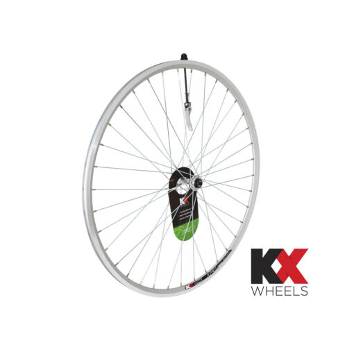 KX Road 700C Doublewall Quick Release Wheel Rim Brake Front Silver