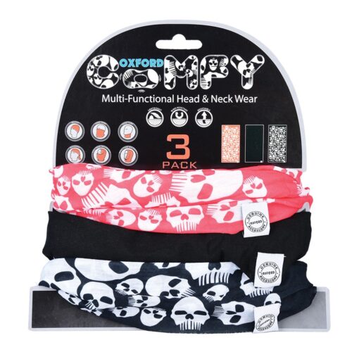 Oxford Comfy Skulls 3-Pack