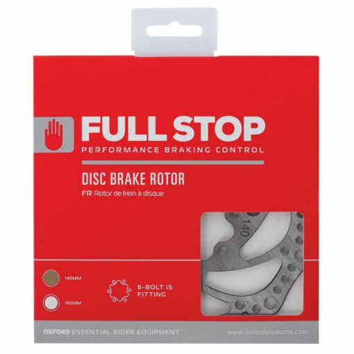 Oxford FullStop Brake Disc Rotor 140mm, 160mm, 180mm, 203mm