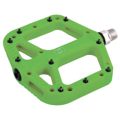 Oxford Loam 20 Nylon Flat Pedals Green