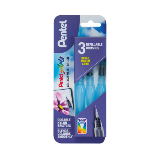 Pentel Aquash Waterbrush Pack of 3
