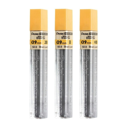 Pentel Super Hi-Polymer Lead Refills 0.9mm