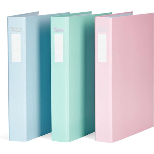 Pukka A4 Pastel Colours Ring Binder Folder