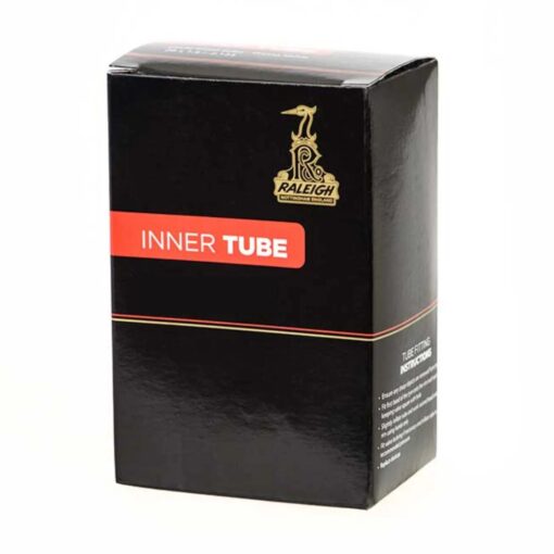 Raleigh 14x1 3/8-inch Schrader Valve Inner Tube in Black