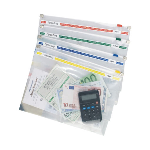 Snopake 11448 A5 Plus Clear Zip Bags