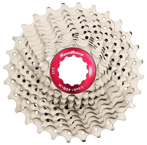 SunRace CSRX1 11-Speed Cassette Silver 11-25T, 11-28T