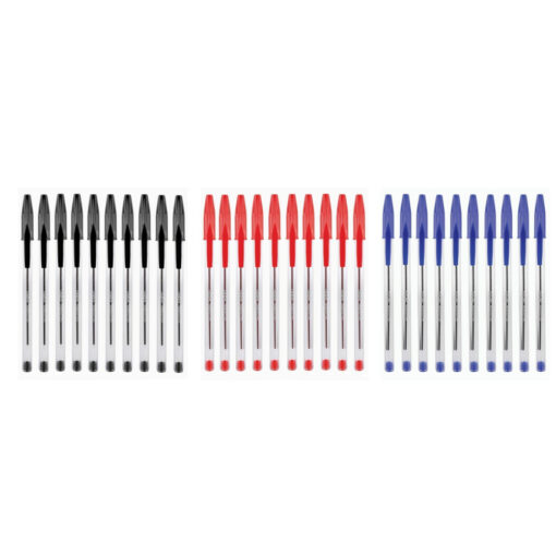 Tiger Ballpoint Pens Ultra-Glide Medium Tip Pack of 10