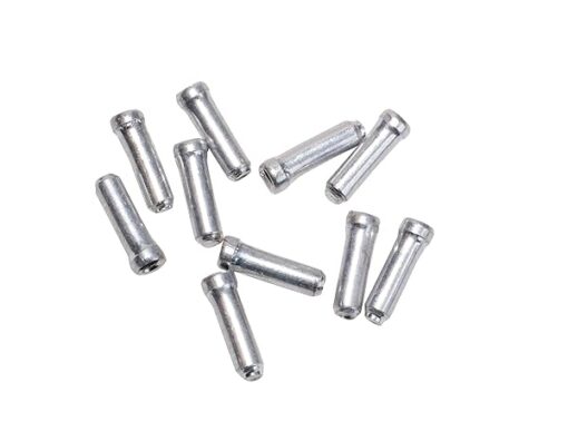 Weldtite WEL8003 Cable End Covers x 10 Silver