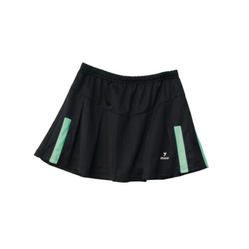 YX635 Ladies Skort - black-green-medium