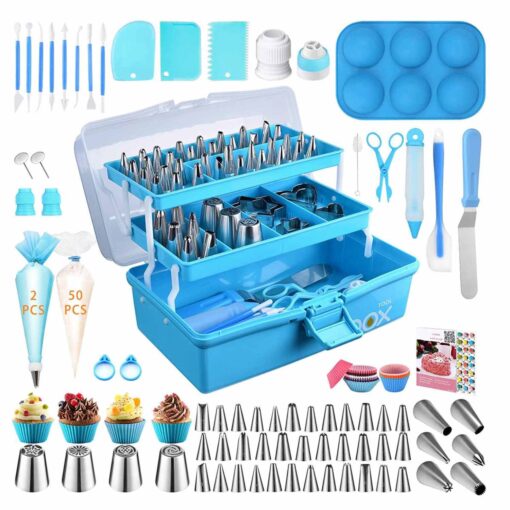 236-Piece-Blue-Decorating-Tool-Box