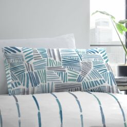 90's Nostalgia Bedding Set in Blue Mona