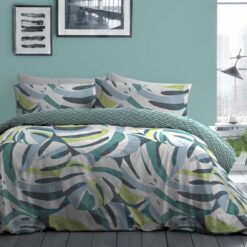 Akito Duvet Cover Set Greens & Yellows