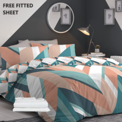 Anderson Bedding Set with Free Fitted Sheet - double-bed