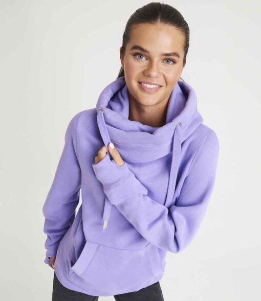 AWDis Cross Neck Hoodie