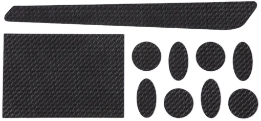 BBB Carbon Skin Frame Protectors Black