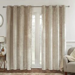 Block Out Thermal Curtains in Linen Colour 66x72"