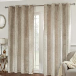 Block Out Thermal Curtains in Linen Colour 66x72"