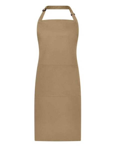 Brand Lab Adjustable Bib Pocket Apron - Khaki