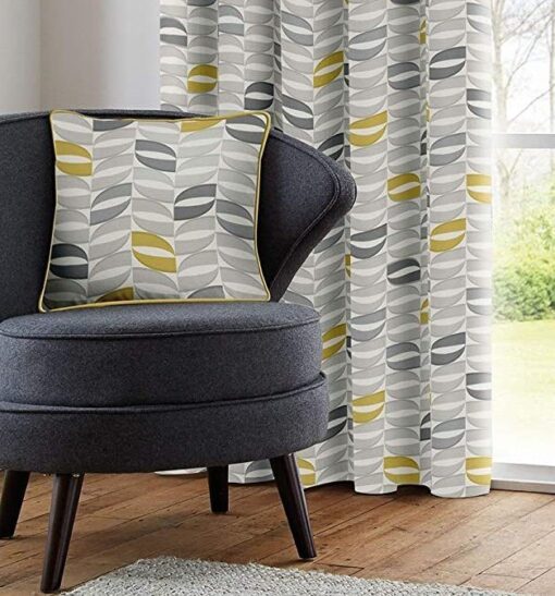 Copeland Grey Yellow Cushion Cover 43 cm by Fusion