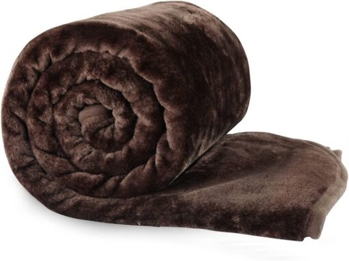 Extra Large Seriously Soft Throw King Bed - Chocolate Brown