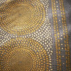 Joel Yellow Moroccan style print King Duvet Cover Set