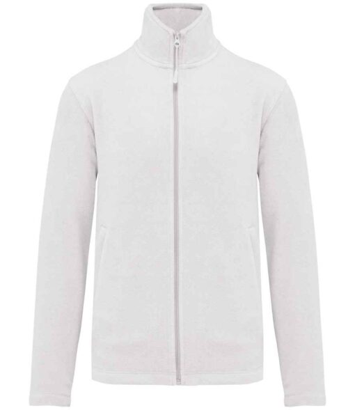 Kariban Falco Micro Fleece Jacket - White, 3XL
