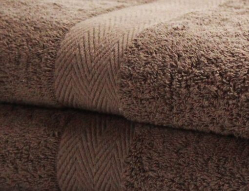 Luxor Spa Towels Chocolate Luxury Heavy Weight 600GSM Egyptian Cotton Towels - bath-towel