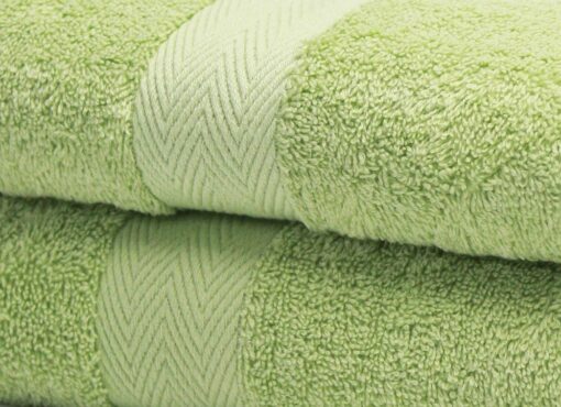 Luxor Spa Towels Sage Green by Restmor Egyptian Cotton 600GSM - hand-towel