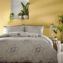 Moroccan bedding moroccan duvet cover set Double Bed Yellow Ochre