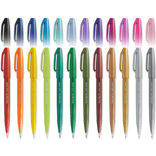 Pentel Arts Touch Brush Sign Pen SES15