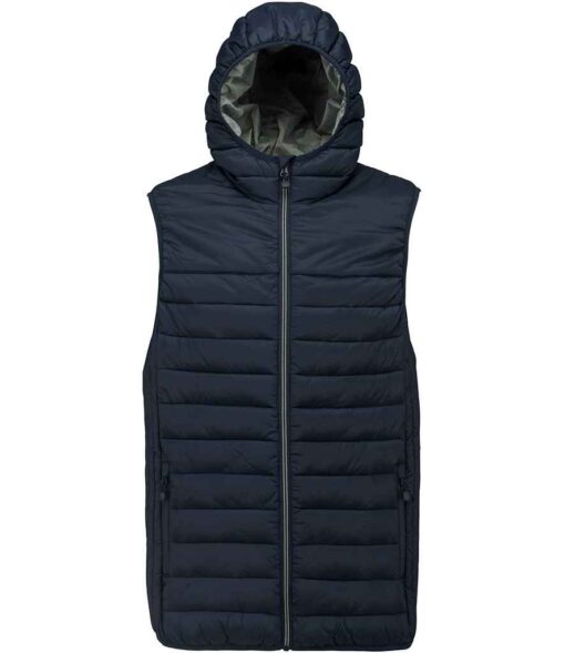 Proact Hooded Padded Bodywarmer - Navy, XXL