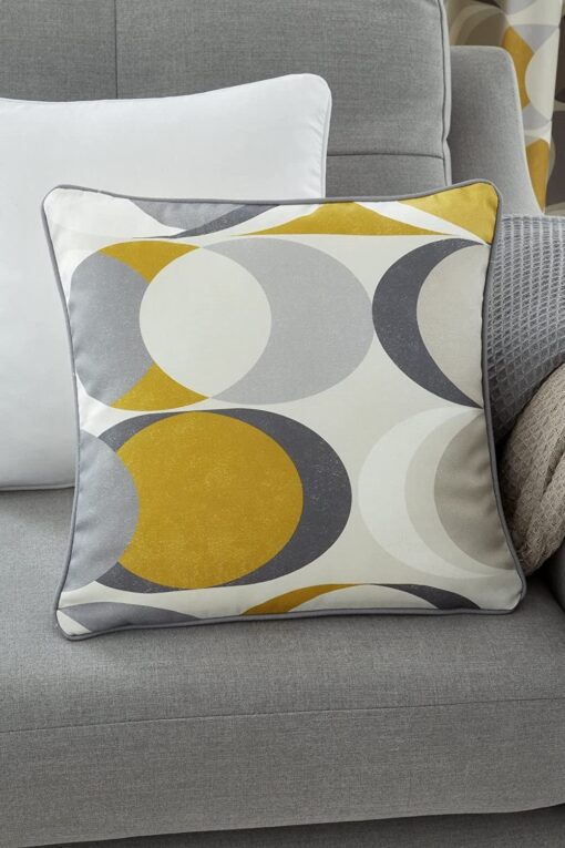 Sander Cushion Cover Ochre Yellow