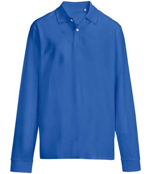 SOL'S Unisex Pacific Long Sleeve Piqué Polo Shirt - Royal Blue, 5XL