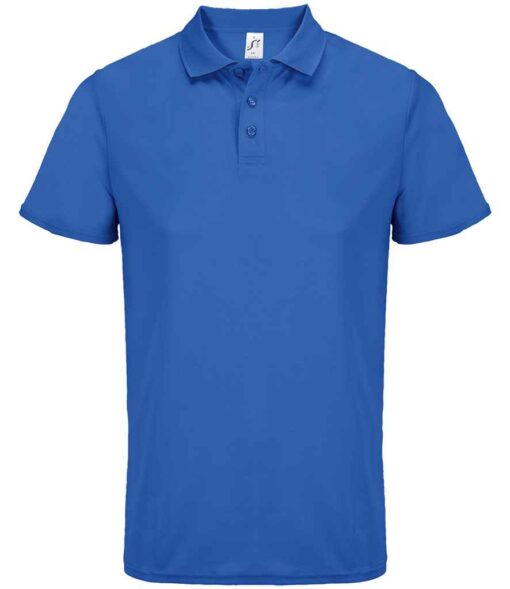 SOL'S Unisex Pitcher Recycled Polyester Piqué Polo Shirt - Royal Blue, 3XL