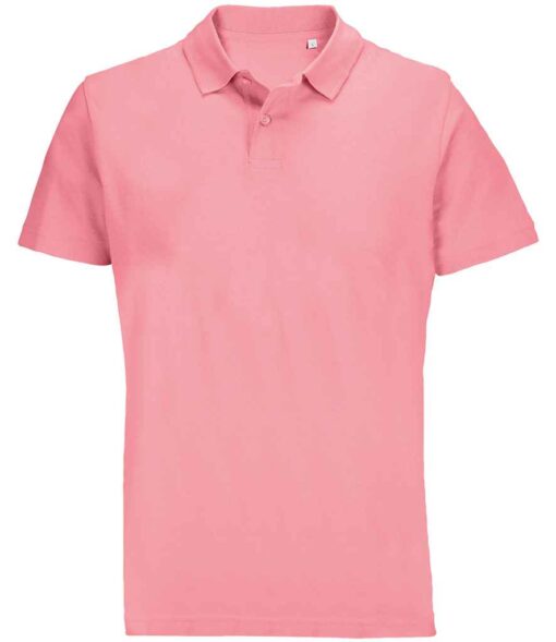 SOL'S Unisex Pulse Twin Piqué Polo Shirt - Candy Pink, XXL