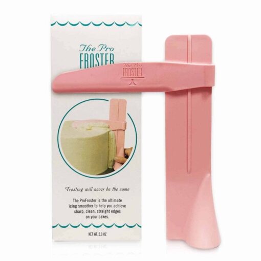 The ProFroster Adjustable Cake Scraper - Pink