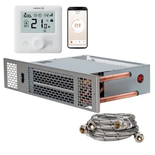 Thermix KPH 1.5 Smart Wifi Heat Pump (1510 watts / 5152 BTU ) - Brushed Stainless Steel, None