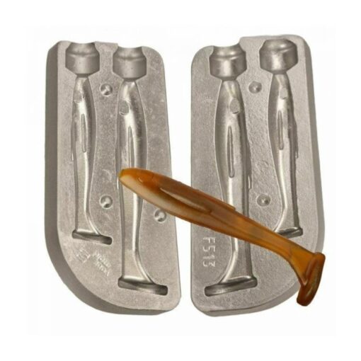 Aluminium Mould for Soft Baits Shads Minnows Sandeel Jellyworms Grubs