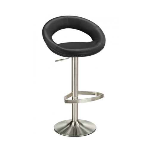 Lunar Adjustable Bar Stool - Black
